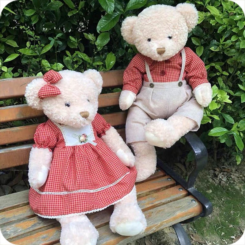 Cuddly Stuffed Animal Teddy Bears with Clothes, 25 inch