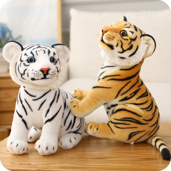 Vivid Tiger Plush Toys, 10 Inch