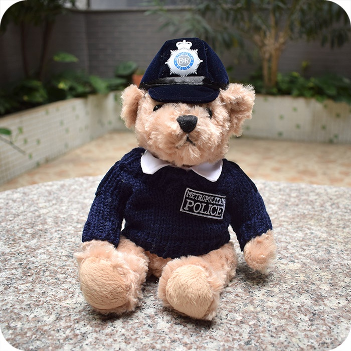 police stuffed bear