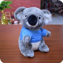 Vivid Koala Plush Animal Toy, 8 inches