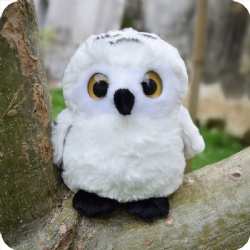 Plush Stuffed Animal White Snowy Owl