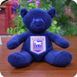 Plush Stuffed Bear Mascot, 6 inches