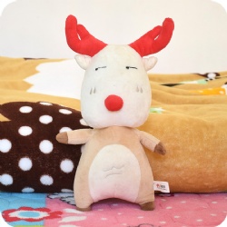 Reindeer Mascot Toy Cartoon Reindeer Toy, 10 Inch