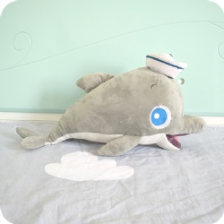 Mascot Plush Toy Whale Stuffed Animal Toy, 19 Inch