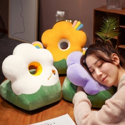 Plush Soft Desk Nap Flower Pillows-Perfect for Office Breaks