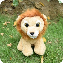 Small Lifelike Lion Plush Soft Toy