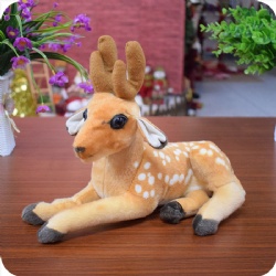 Lifelike Sika Deer Stuffed Animal Plush Toy