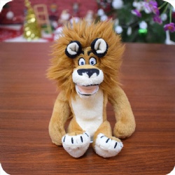 Cartoon Lion Stuffed Animal Toy, 6 inches