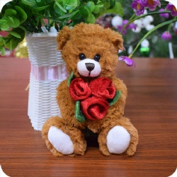 Soft Plush Bear for Valentine, 6 inches